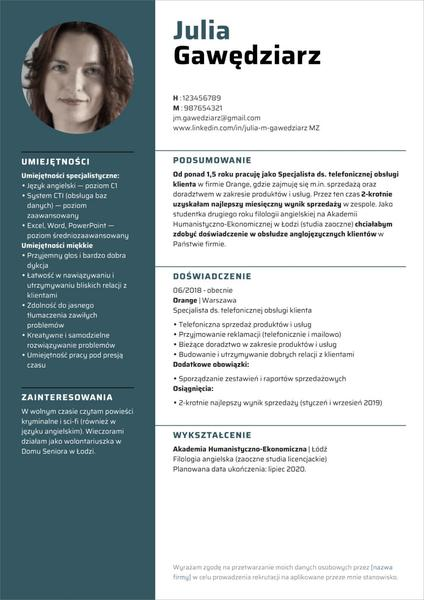 Dopasowanie CV do oferty pracy