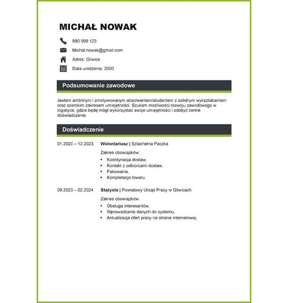 Jak napisać CV