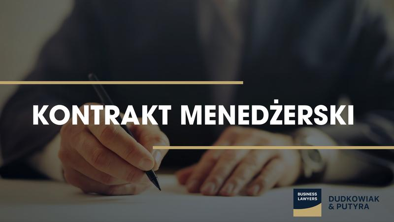 Kontrakt menedżerski