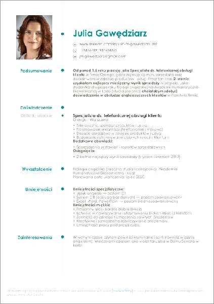 Umiejętności w CV