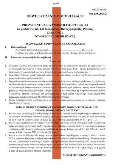 Wezwanie do wojska