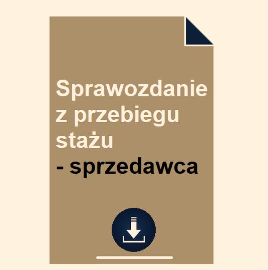 Wzór sprawozdania dla nauczycieli