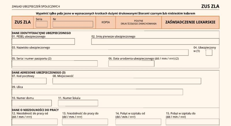 Zwolnienie lekarskie